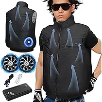 ファン付きベスト 空調作業服30000mAh大容量バッテリー9枚羽根高出力ファン Amazon.co.jp: [Sumeriy] 空調作業服 ベスト 30000mAh大容量